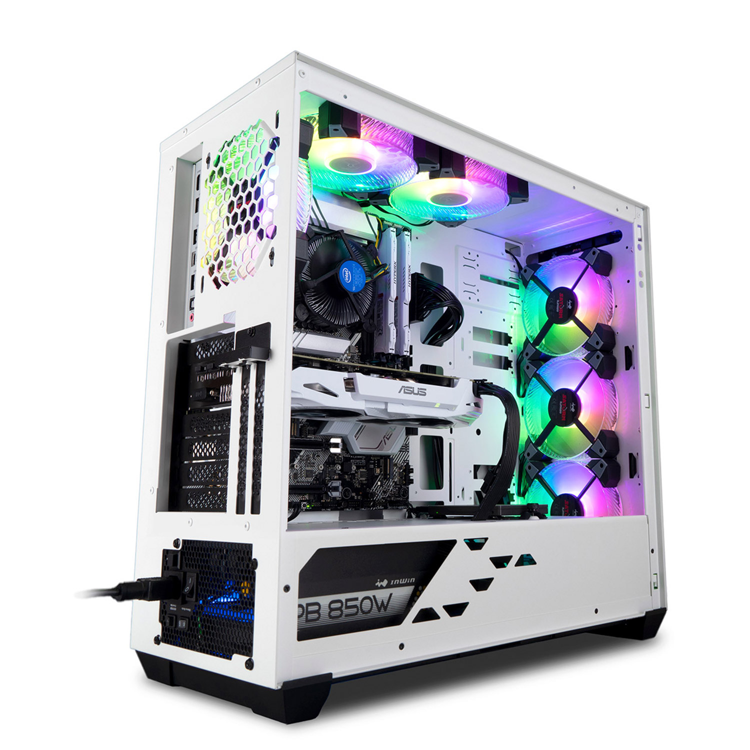 透明リングフレーム、モジュラー式コネクタを採用。ARGB LED搭載ケース